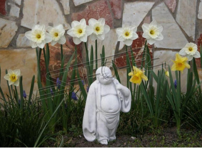 Statue de Bouddha heureux Figure Figures de jardin Statues Sculpture Sculptures